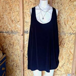 Womans black tank